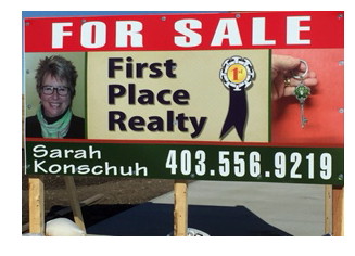 When you see this sign, you know you're looking at a property handled by Sarah Konschuh and that your needs will be met.